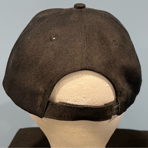 Vintage Chicago White Sox MLB Baseball Script Hat Adjustable Black Cap - Picture 5 of 9